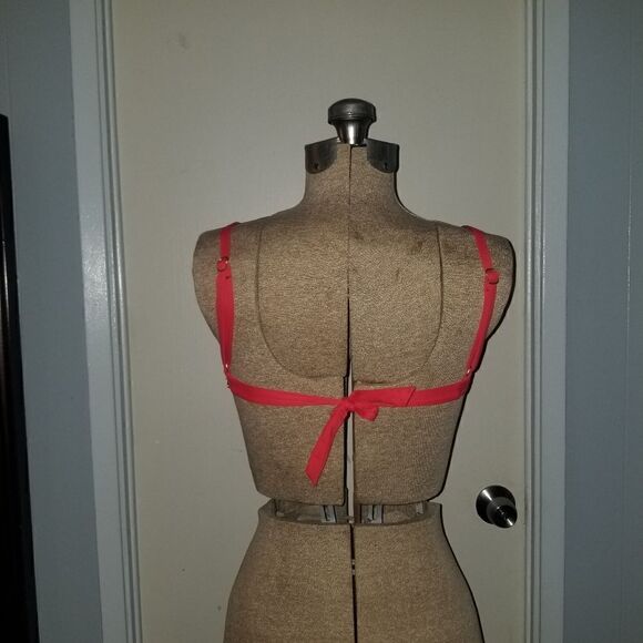 Swim systems collection bikini top red small  padded - Picture 3 of 8